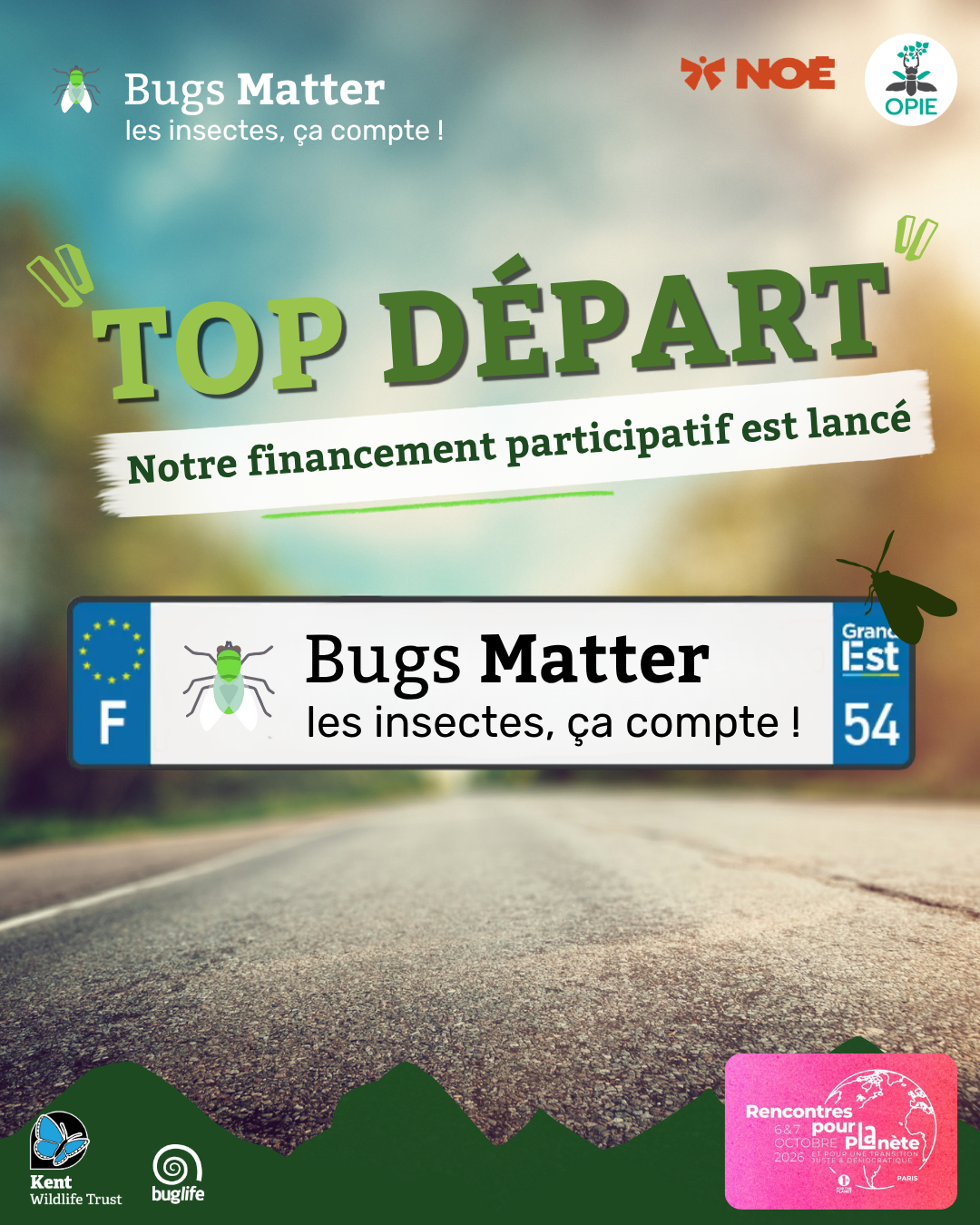 La campagne de financement participatif de “Bugs Matter : les insectes, ça compte !” est lancée ! 